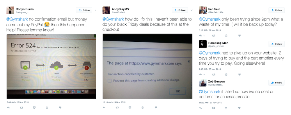 Gymshark_crash_Twitter_responses